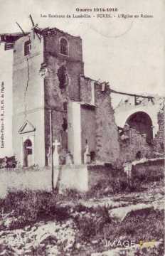 Eglise détruite (Bures)